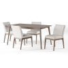 Combs 5 Piece 48 Inch Extension Dining Sets With Mindy Side Chairs (Photo 12 of 25)