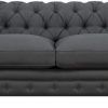 3Pc Polyfiber Sectional Sofas With Nail Head Trim Blue/Gray (Photo 23 of 25)
