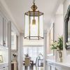 Lantern Chandeliers With Transparent Glass (Photo 3 of 15)