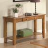 Wood Rectangular Console Tables (Photo 14 of 15)