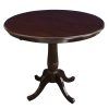Transitional Antique Walnut Drop-Leaf Casual Dining Tables (Photo 15 of 25)