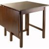Transitional Antique Walnut Drop-Leaf Casual Dining Tables (Photo 9 of 25)