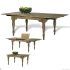 Top 25 of Transitional Antique Walnut Square Casual Dining Tables