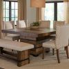 Transitional Antique Walnut Square Casual Dining Tables (Photo 15 of 25)