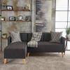 2Pc Burland Contemporary Sectional Sofas Charcoal (Photo 25 of 25)