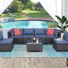 Outdoor Rattan Sectional Sofas With Coffee Table (Photo 8 of 15)