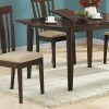 Cappuccino Finish Wood Classic Casual Dining Tables (Photo 16 of 25)