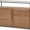 Espresso Wood Storage Console Tables (Photo 12 of 15)