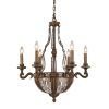 Antique Brass Crystal Chandeliers (Photo 8 of 15)