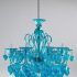 Top 15 of Turquoise Blue Glass Chandeliers