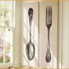 Big Spoon And Fork Wall Decor (Photo 8 of 15)