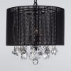 Black Chandeliers With Shades (Photo 11 of 15)