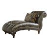 Brown Leather Chaise Lounges (Photo 15 of 15)