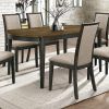 Charcoal Transitional 6-Seating Rectangular Dining Tables (Photo 15 of 25)