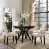 Dining Tables And Fabric Chairs (Photo 11 of 25)