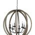 15 Best Collection of Weathered Oak Wood Chandeliers