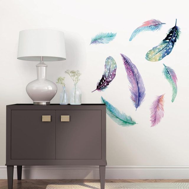 15 The Best Feather Wall Art
