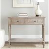 Gray Wash Console Tables (Photo 4 of 15)