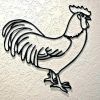 Metal Rooster Wall Decor (Photo 4 of 15)