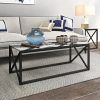 Clear Rectangle Center Coffee Tables (Photo 15 of 15)