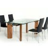 Modern Glass Top Extension Dining Tables In Stainless (Photo 10 of 25)