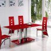 Red Gloss Dining Tables (Photo 1 of 25)