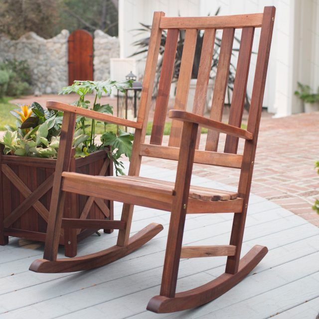 2024 Best of Rocking Chair Outdoor Wooden