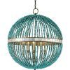 Turquoise Orb Chandeliers (Photo 1 of 15)