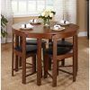 Valencia 5 Piece Round Dining Sets With Uph Seat Side Chairs (Photo 20 of 25)