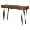 Natural Seagrass Console Tables (Photo 14 of 15)