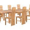 Solid Oak Dining Tables And 8 Chairs (Photo 19 of 25)