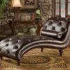 Tufted Leather Chaises (Photo 3 of 15)