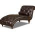 Top 15 of Tufted Leather Chaises