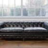 Tufted Leather Chesterfield Sofas (Photo 4 of 15)