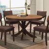 Laurent 5 Piece Round Dining Sets With Wood Chairs (Photo 24 of 25)