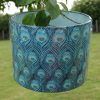 Turquoise Chandelier Lamp Shades (Photo 7 of 15)