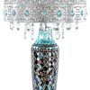 Turquoise Gem Chandelier Lamps (Photo 3 of 15)