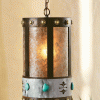Turquoise Gem Chandelier Lamps (Photo 14 of 15)