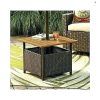 Patio Umbrella Stand Side Tables (Photo 4 of 15)