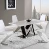 White And Black Dining Tables (Photo 7 of 15)