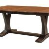 Valencia 72 Inch Extension Trestle Dining Tables (Photo 11 of 25)