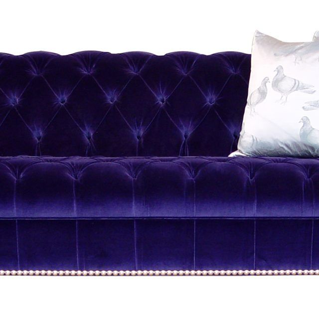 2024 Popular Velvet Purple Sofas