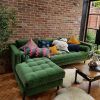 75" Green Velvet Sofas (Photo 4 of 15)