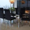 Black Glass Dining Tables With 6 Chairs (Photo 4 of 25)