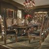 Valencia 5 Piece Round Dining Sets With Uph Seat Side Chairs (Photo 16 of 25)