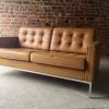 Florence Knoll Leather Sofas (Photo 12 of 15)