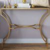 Hammered Antique Brass Modern Console Tables (Photo 12 of 15)
