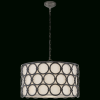 Burnished Silver 25-Inch Four-Light Chandeliers (Photo 12 of 15)