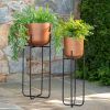 Copper Plant Stands (Photo 7 of 15)