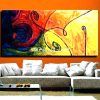 Large Framed Abstract Wall Art (Photo 9 of 15)